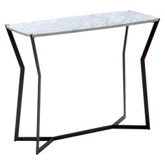 Carrara Marble Star Console Table by Olivier Gagnère