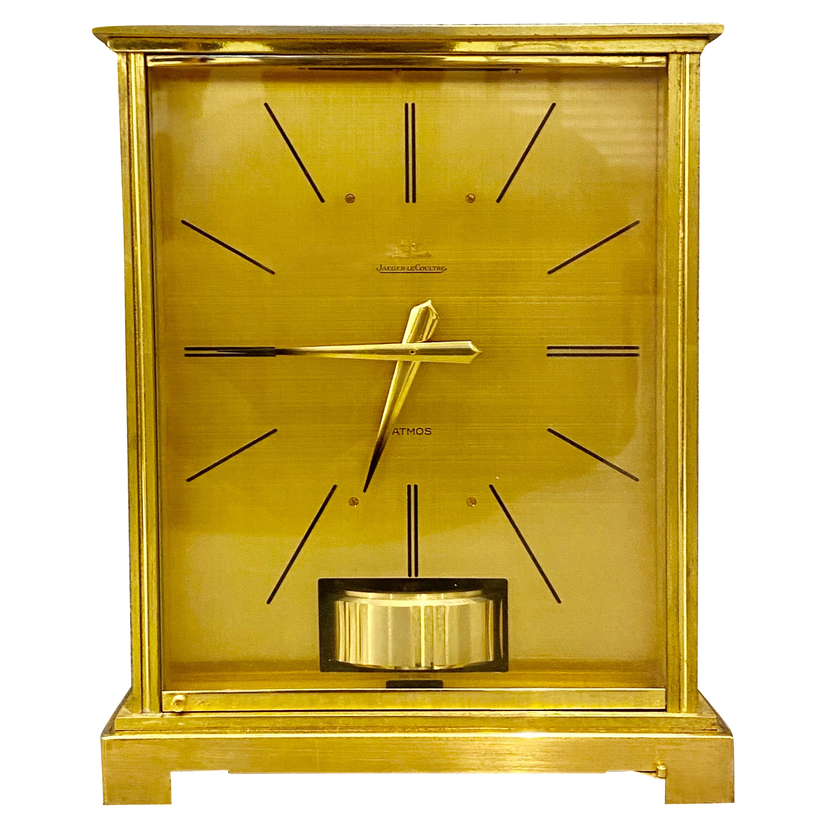 Mid Century Jaeger Le Coultre Atmos Clock For Sale