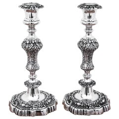 Silver Candlesticks, Northern Europe, Early 20th Century