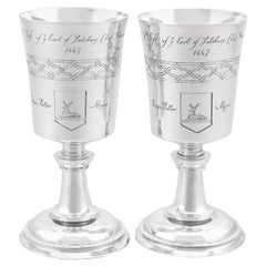 1970s Vintage Sterling Silver Chalices
