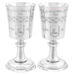 Vintage Garrard & Co Sterling Silver Chalices