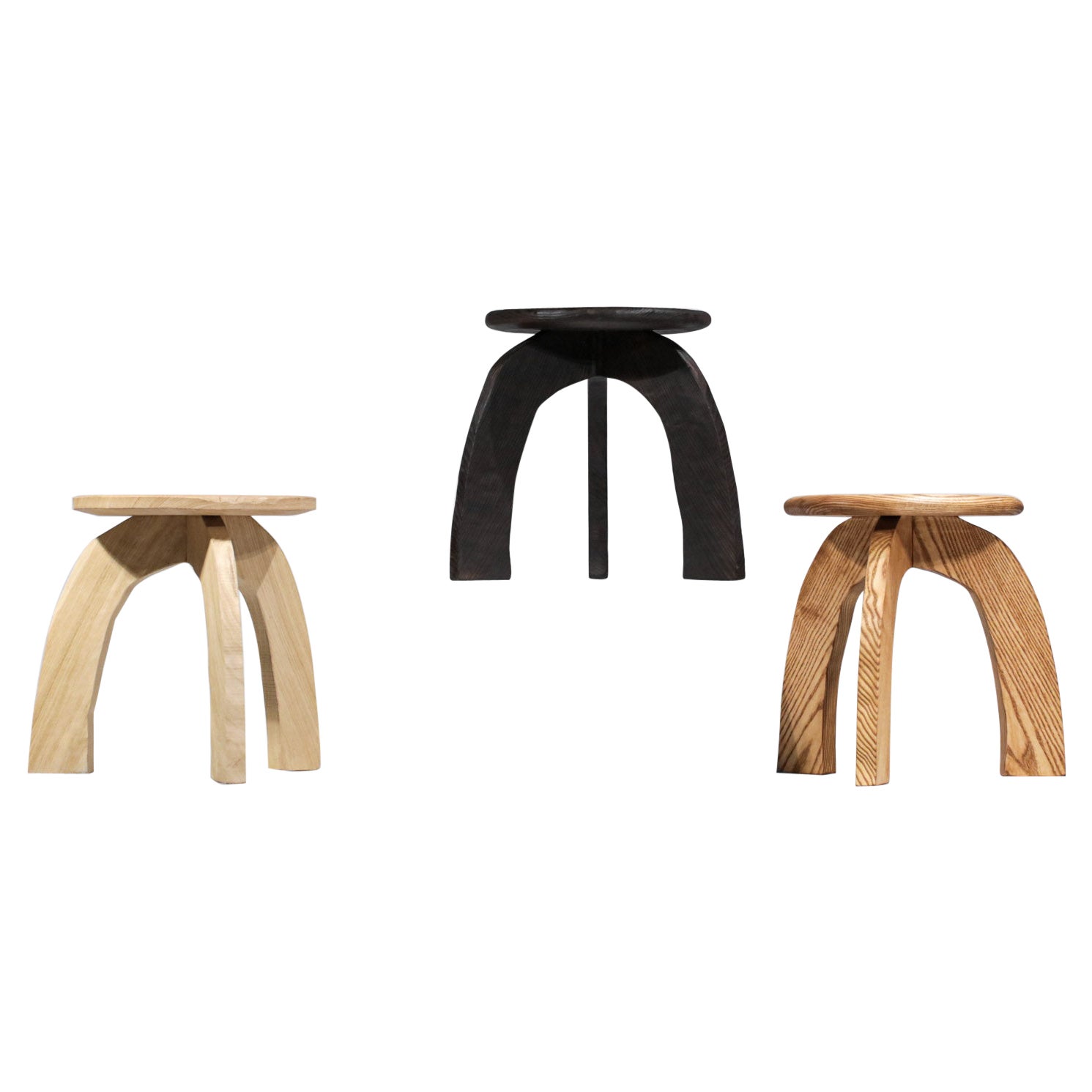 Stool Vincent Vincent "80/20" Danke Galerie Oak Burned, VV112