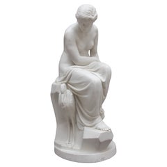 19th Century Parian Figure of Solitude