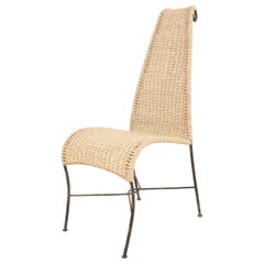 Vintage American Post-War Rattan Side Chair