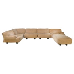 Large "Fiandra" Sofa by Vico Magistretti for Cassina, Italy, 1970s