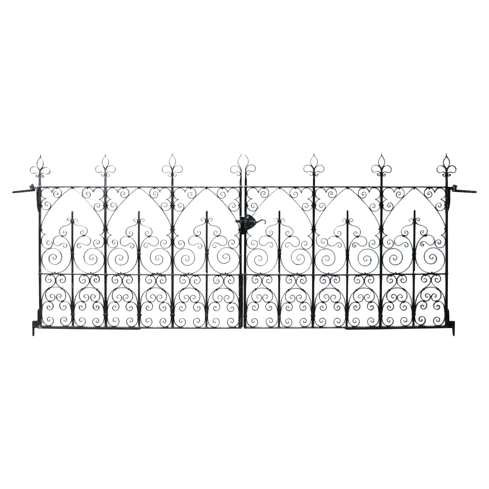 Reclaimed Wrought Iron Driveway Gates For Sale