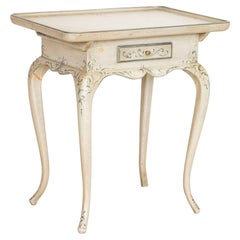 Used Swedish Side Table Tea Table with Painted Finish