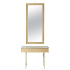 Mirror and Console Table by Susanne Tucker and Maurice Holland for Glas & Trä