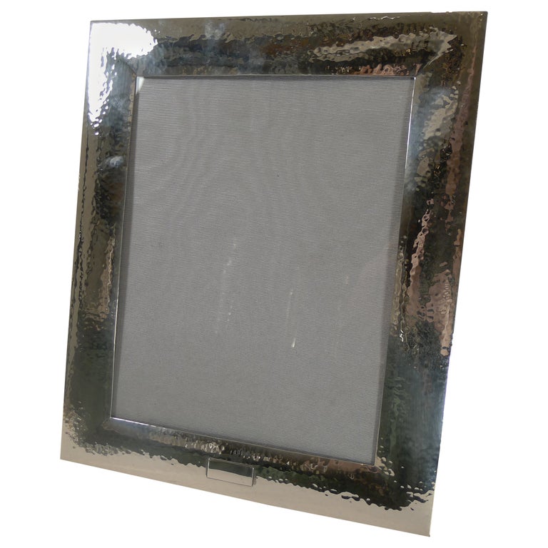 Large Top Quality American Sterling Silver Picture Frame, c.1930 For Sale