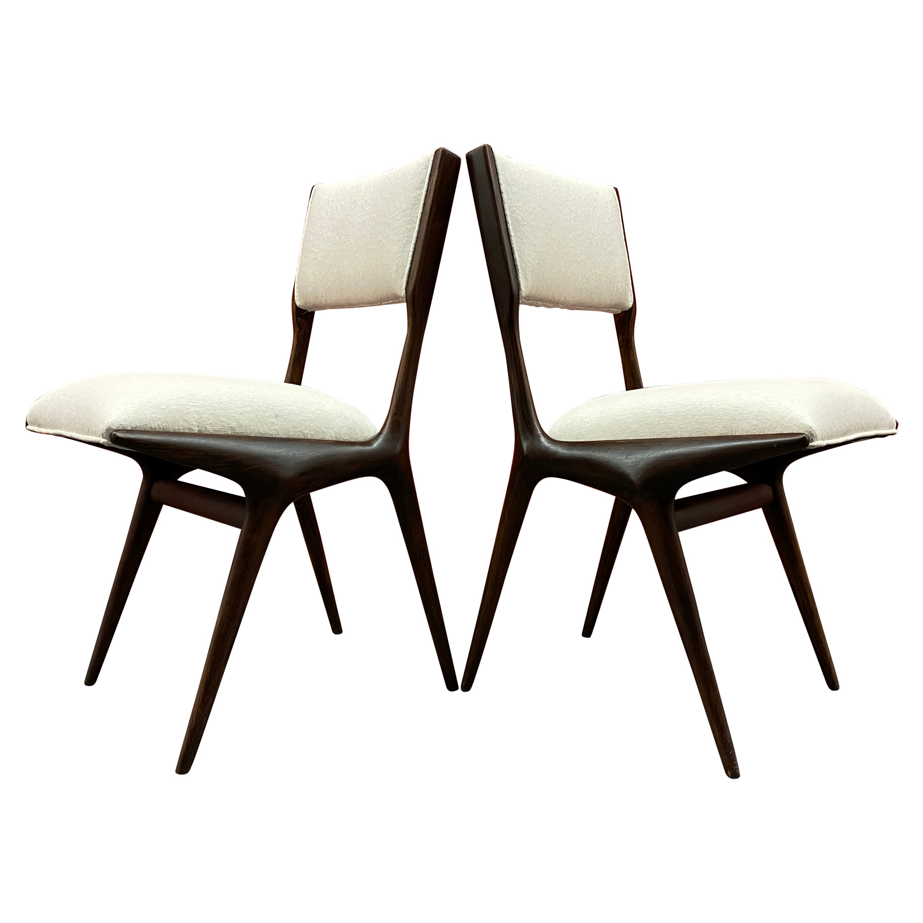 Carlo de 'di' Carli 634 Chairs, Pair