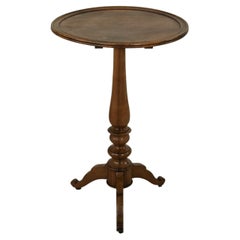 Early 19th Century French Louis Philippe Period Walnut Tilt Top Side Table