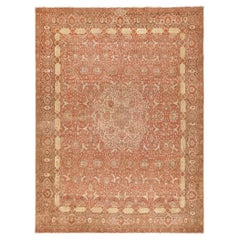 Nazmiyal Collection Antique Persian Tabriz Rug. Size: 10 ft 6 in x 14 ft 4 in 