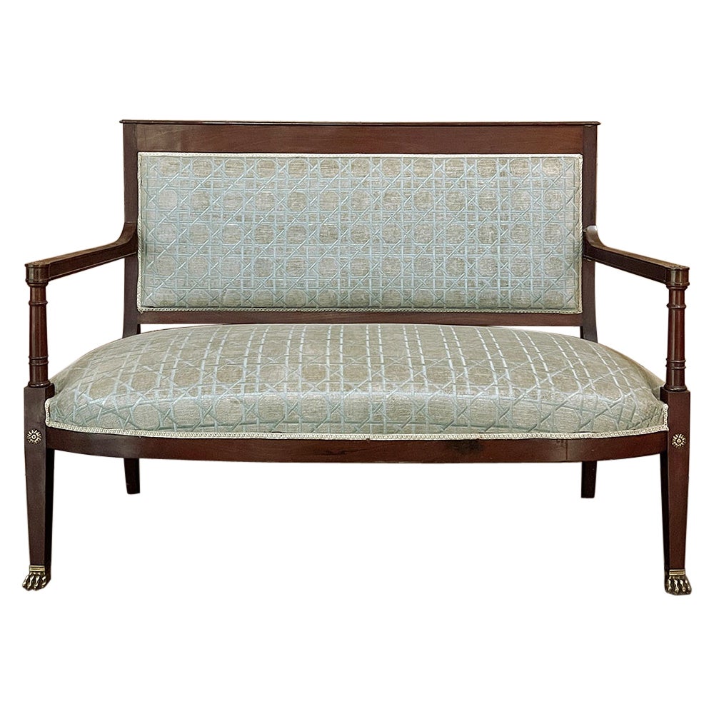 19th Century Napoleon III Period Empire Style Sofa, Canape