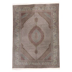 Vintage Persian Mahi Tabriz Rug with Neoclassical Victorian Style