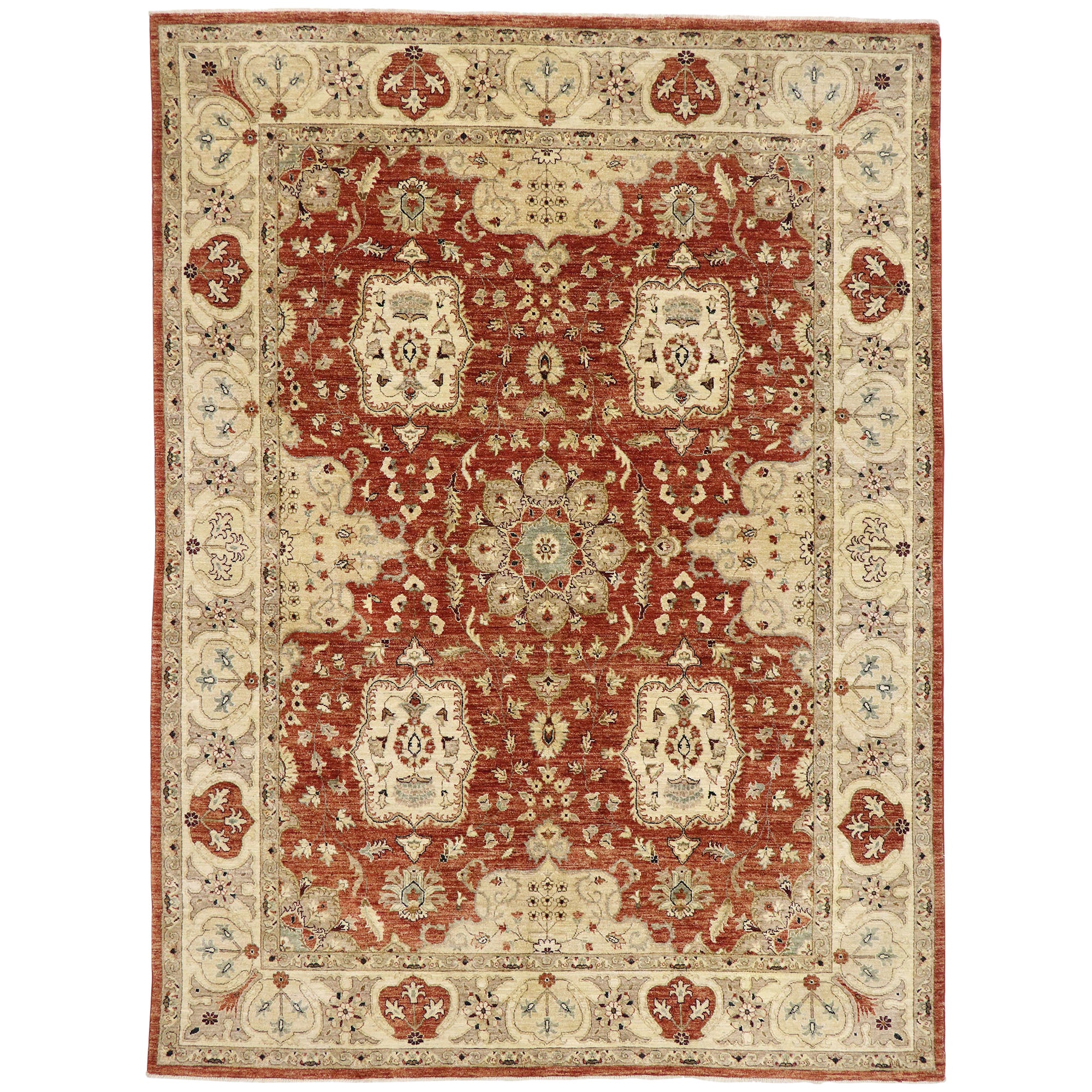 Vintage Pakistani Rug with Traditional Style For Sale