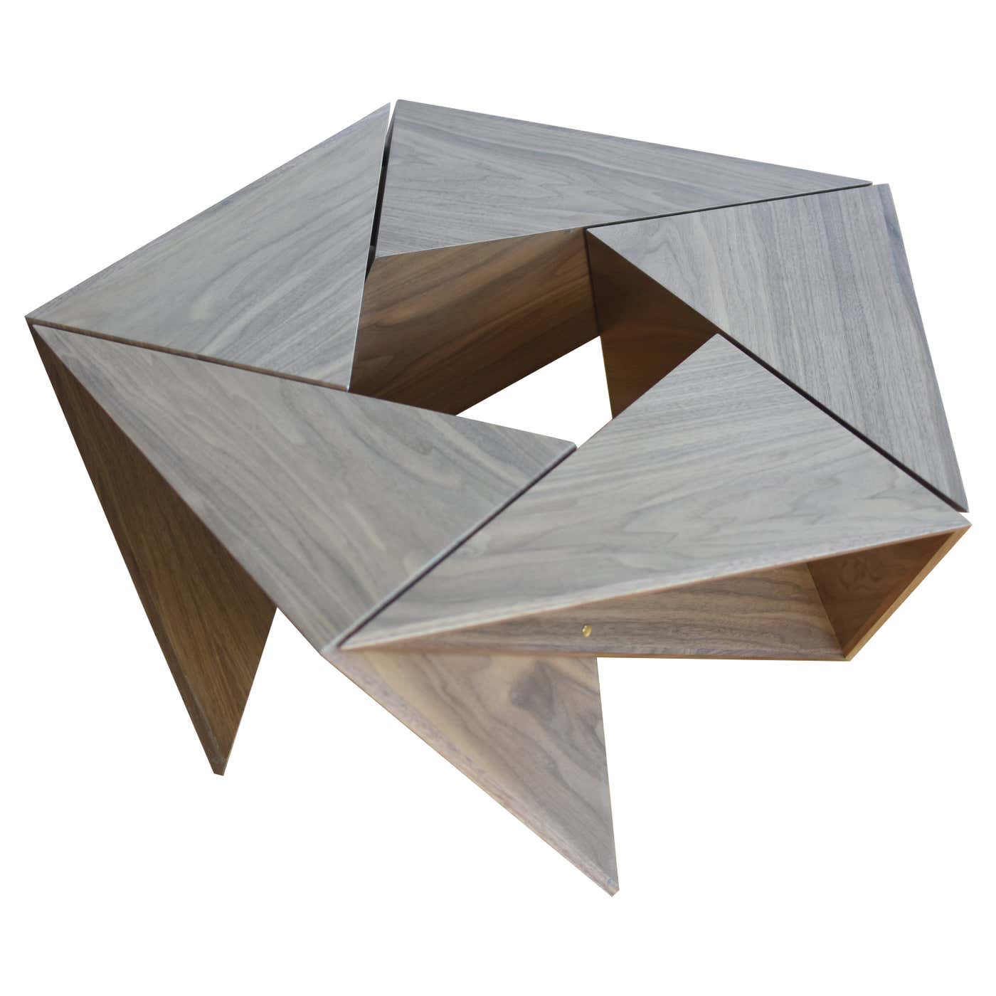 El Cangrejito, Pentagonal Modular Coffee Table Walnut Edition by Louis ...