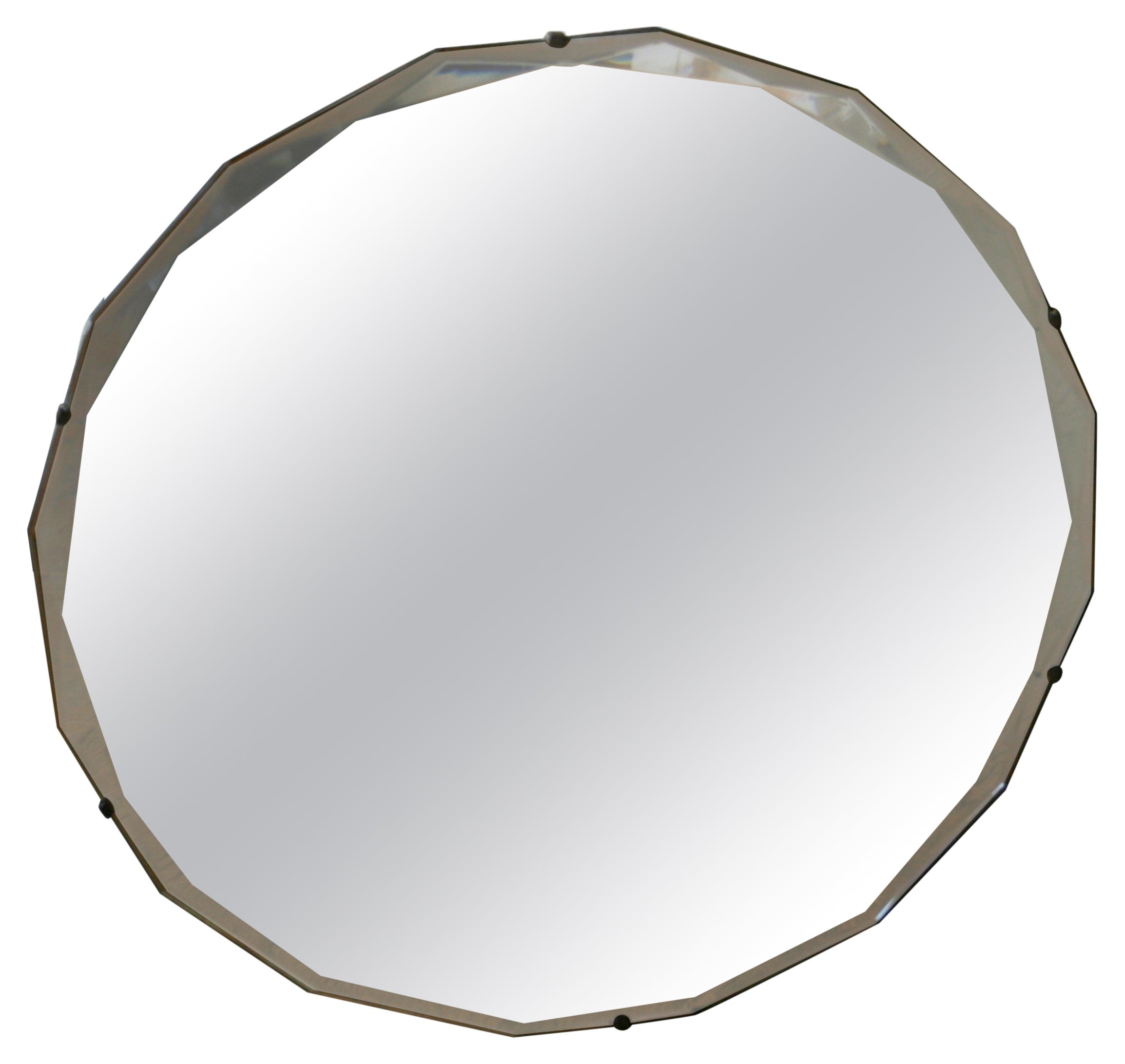 Antique Arch Top Oak Mirror with Beveled Glass 1920 For Sale at 1stDibs