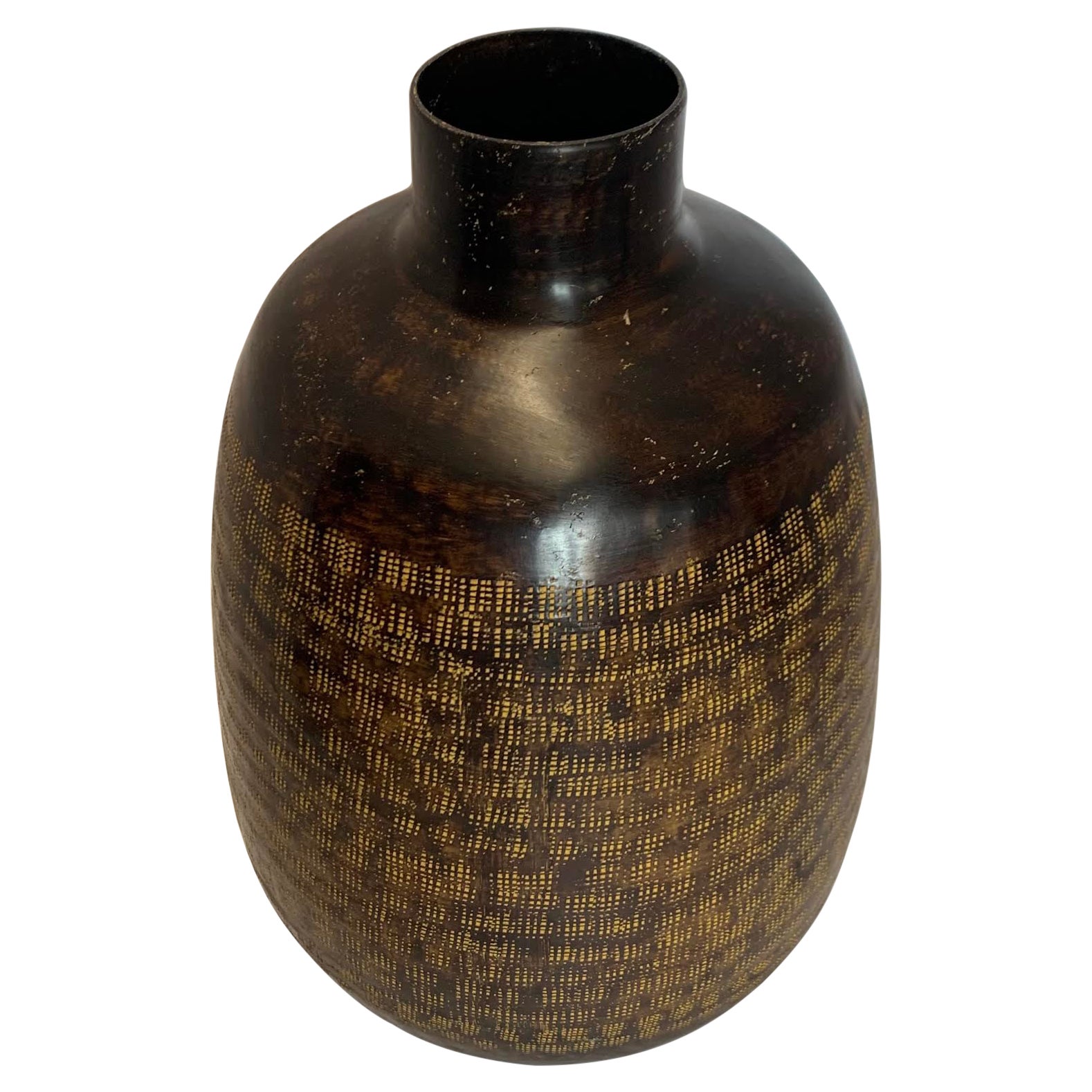 Patterned Glass Vase, China, Contemporary at 1stDibs