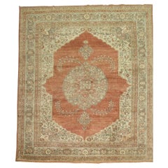 Zabihi Collection Raumgröße Vintage Türkischer Teppich