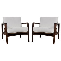 Vintage 1960's Arne Wahl Iversen Easy Chairs by Komfort, Denmark