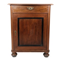 Antique Entryway Cabinet Made In Mahogany From 1880s
