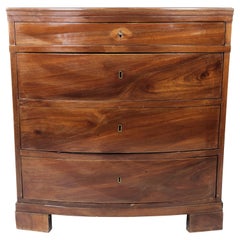 Empire Chest of Drawers of Polished Mahogany, 1820