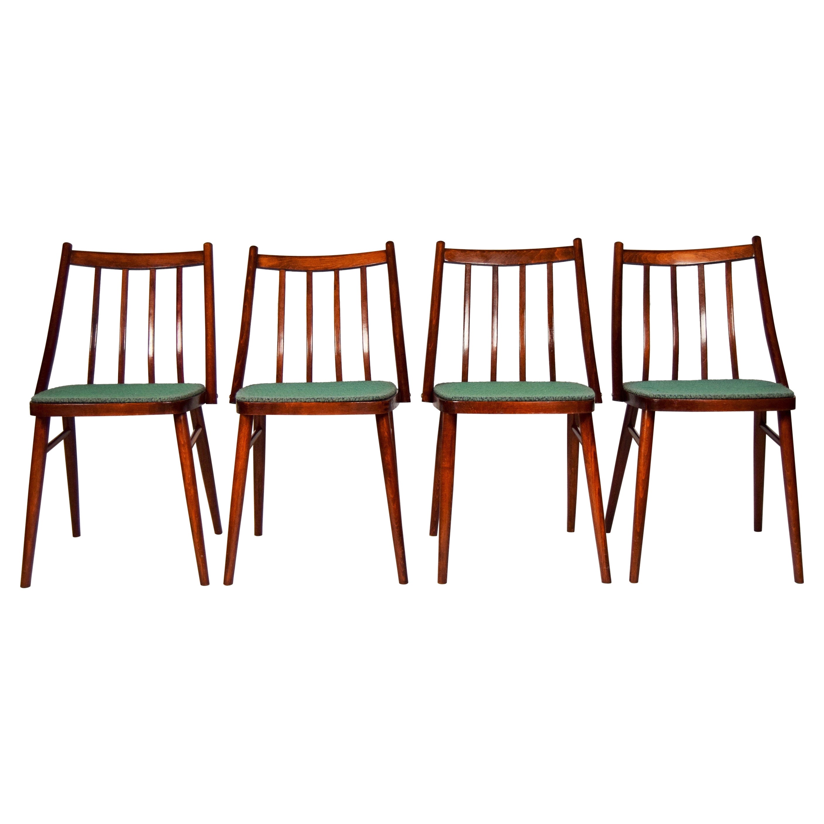 Set of Four Dining Chairs Designed by Antonín Šuman, 1966s