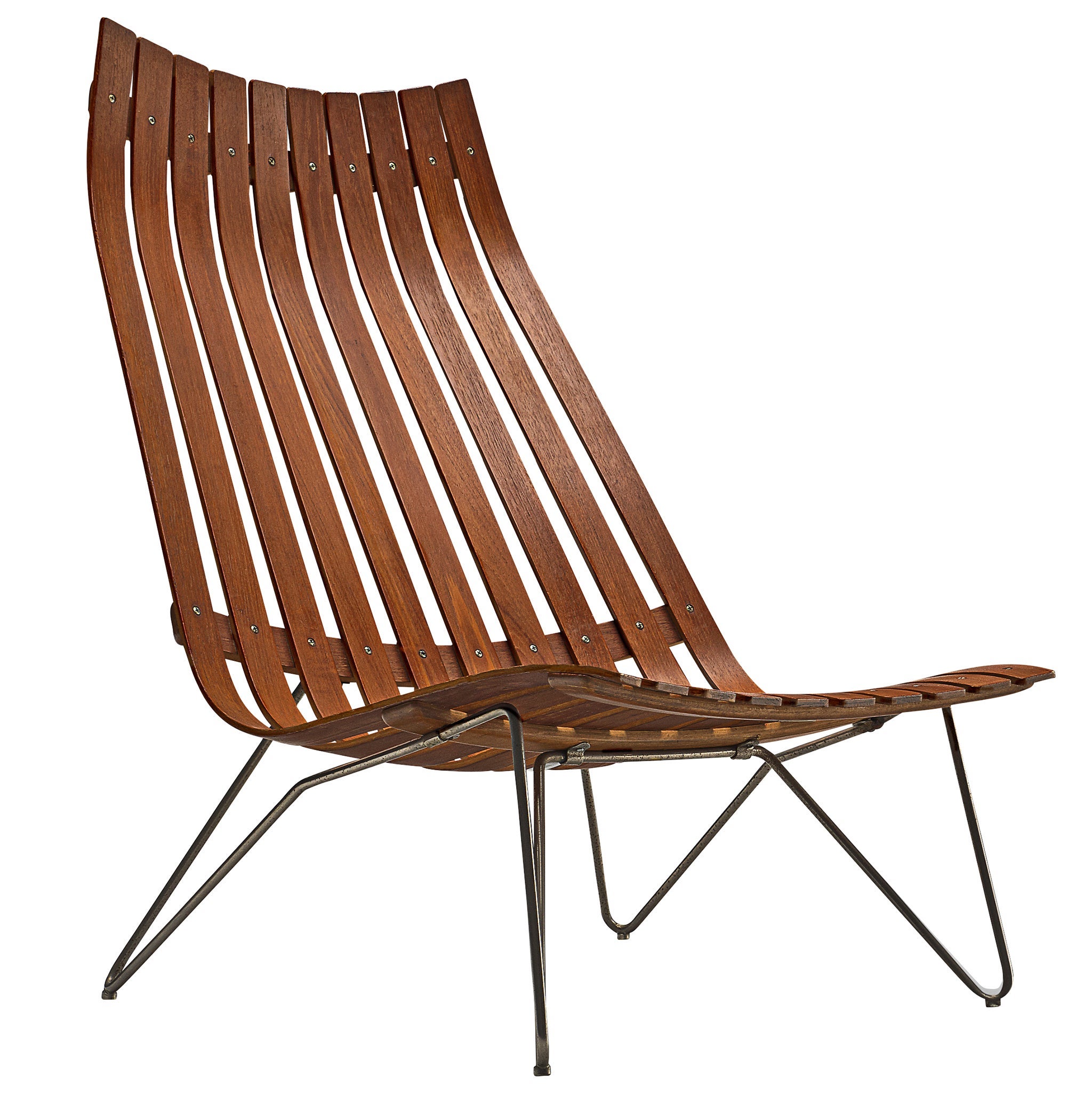 Hans Brattrud 'Scandia' Lounge Chair in Teak