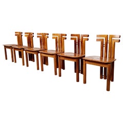 Set of 6 Dining Chairs by Sapporo Mobilgirgi, 1970s