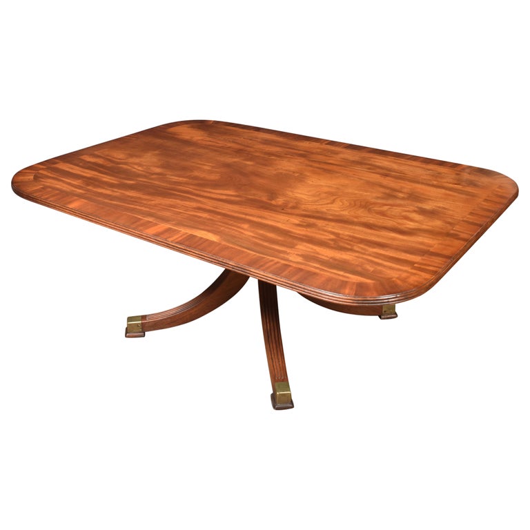 Regency Mahogany Coffee Table For Sale at 1stDibs
