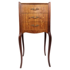 Small Chest of Drawers in Rosen Wood and Handles of Brass, 1960s