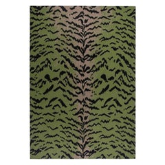 Calabria Cashmere Throw Blanket in Green