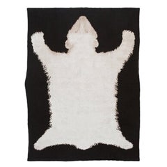 Polar Bear Rug Mongolian Cashmere Queen Size Blanket