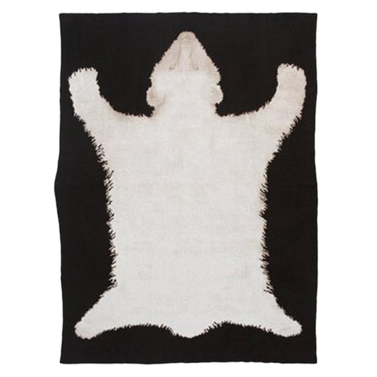 Polar Bear Rug Mongolian Cashmere King Size Blanket For Sale