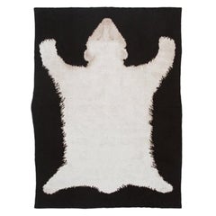 Polar Bear Rug Mongolian Cashmere King Size Blanket