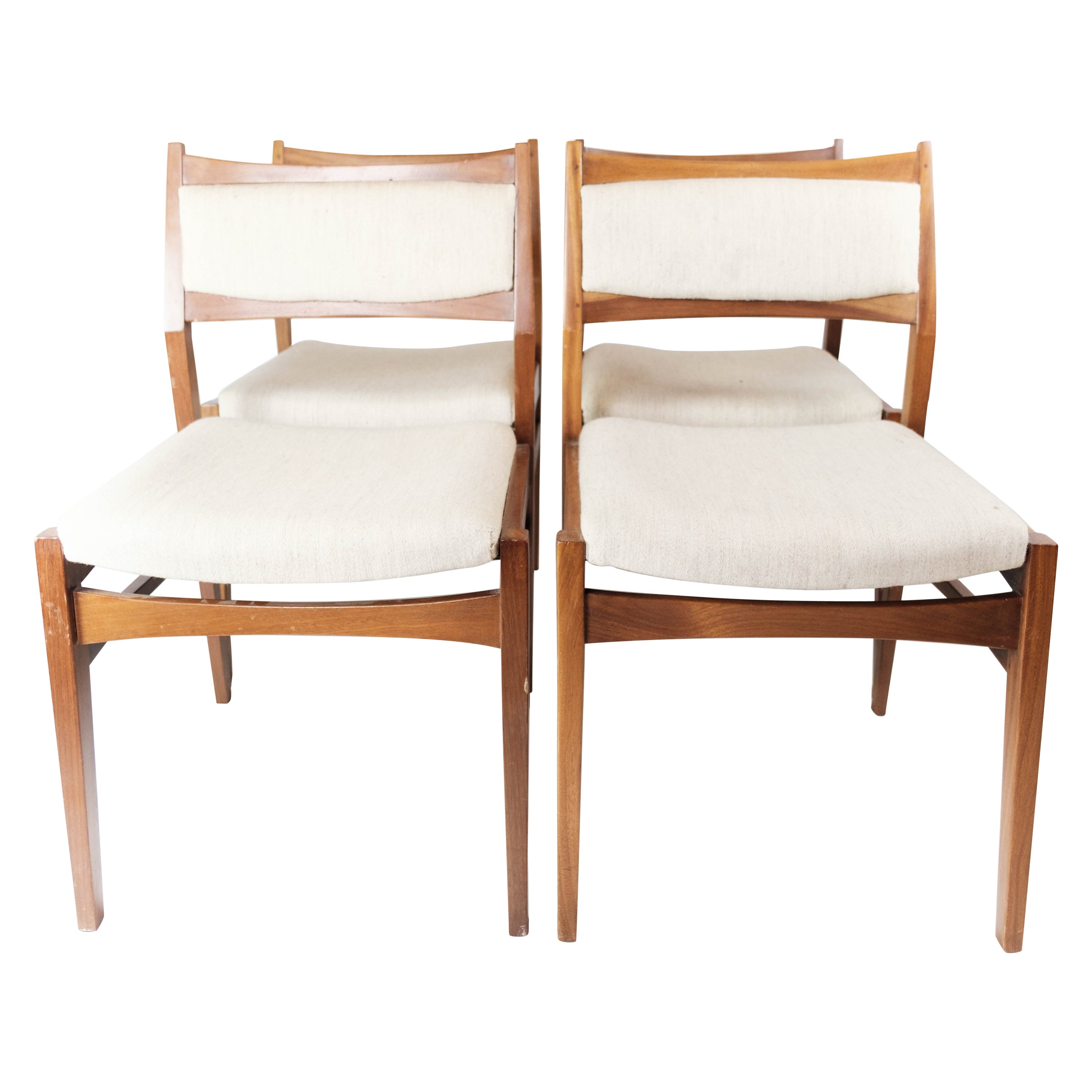 Set of Four Dining Room Chairs in Teak of Danish Design, 1960s