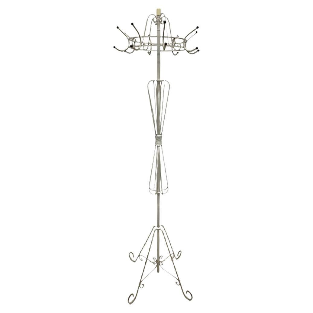 Standing Coat Rack/ Hall Stand with Rotating Top