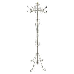 Standing Coat Rack/ Hall Stand with Rotating Top