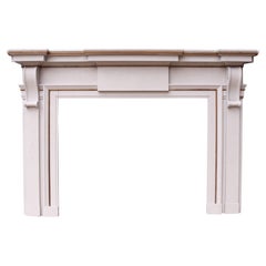 19th Century Large Neoclassical Style Mantel