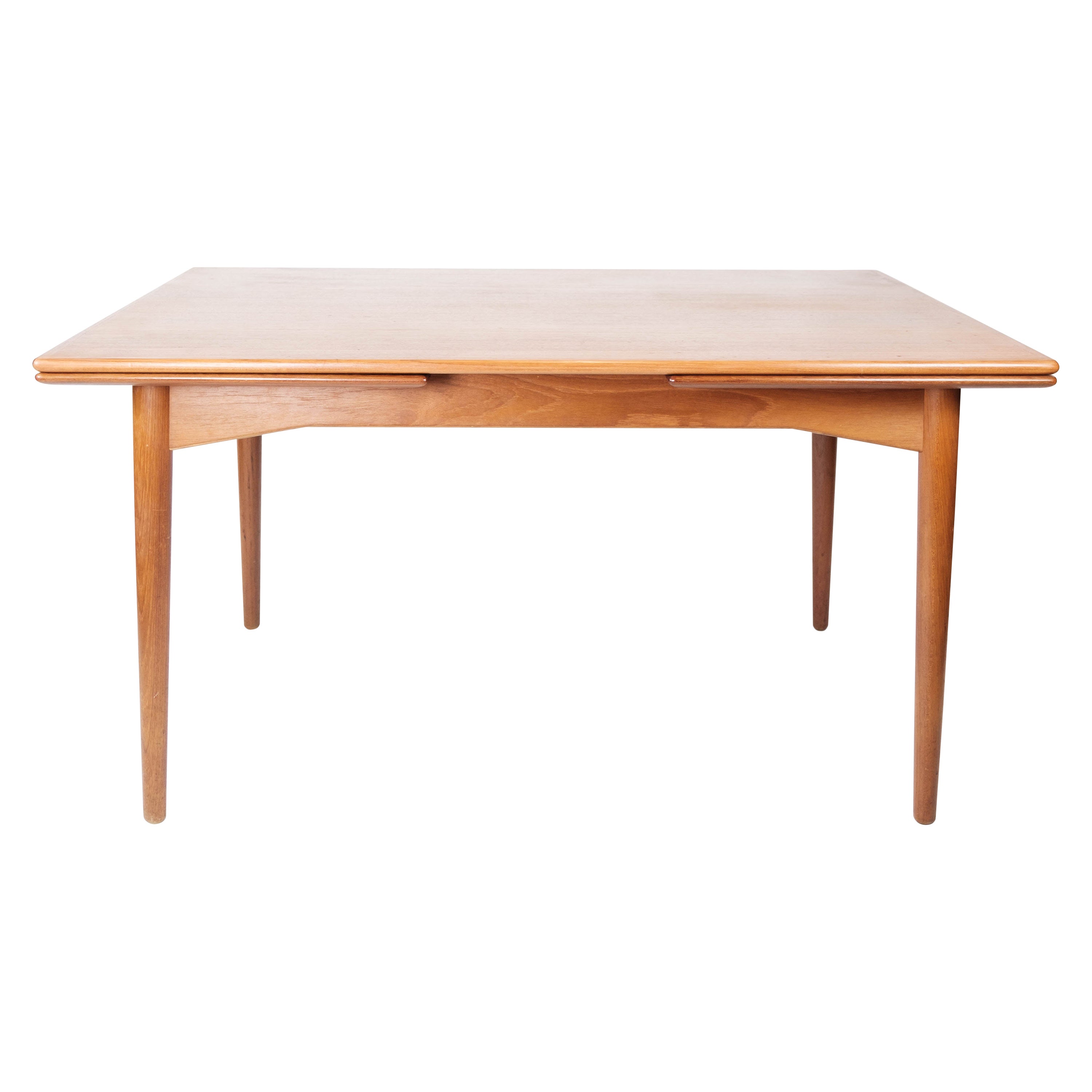 Dining Table in Teak with Extensions of Danish Design from the 1960s