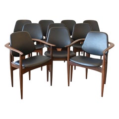 Set of 10 Elliots of Newbury Dining Chairs