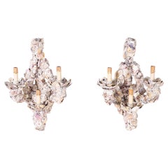 Pair of Oyster Shell Grotto Style Wall Sconces