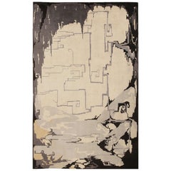Englischer Art-Déco-Teppich im Vintage-Stil von Krop. 6 ft 5 in x 10 ft 1 in