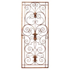Antique Wrought Iron Pedestrian Gate