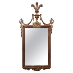 Italian Neoclassical Style Giltwood Plume Mirror