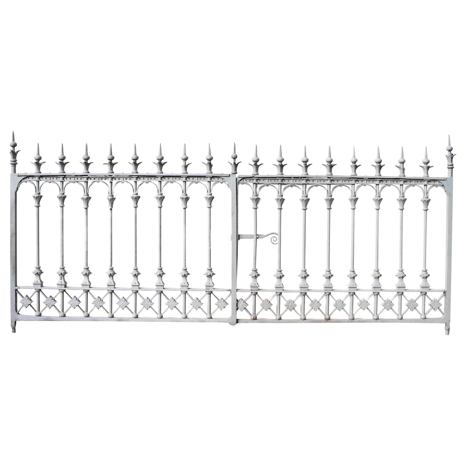 Irish Cast and Wrought Iron Driveway Gates For Sale