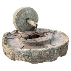 English Antique Stone Cider Press