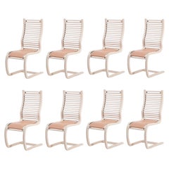 Spring Stol Set 8 Dining Chairs by ForaForm, Norway, 1970