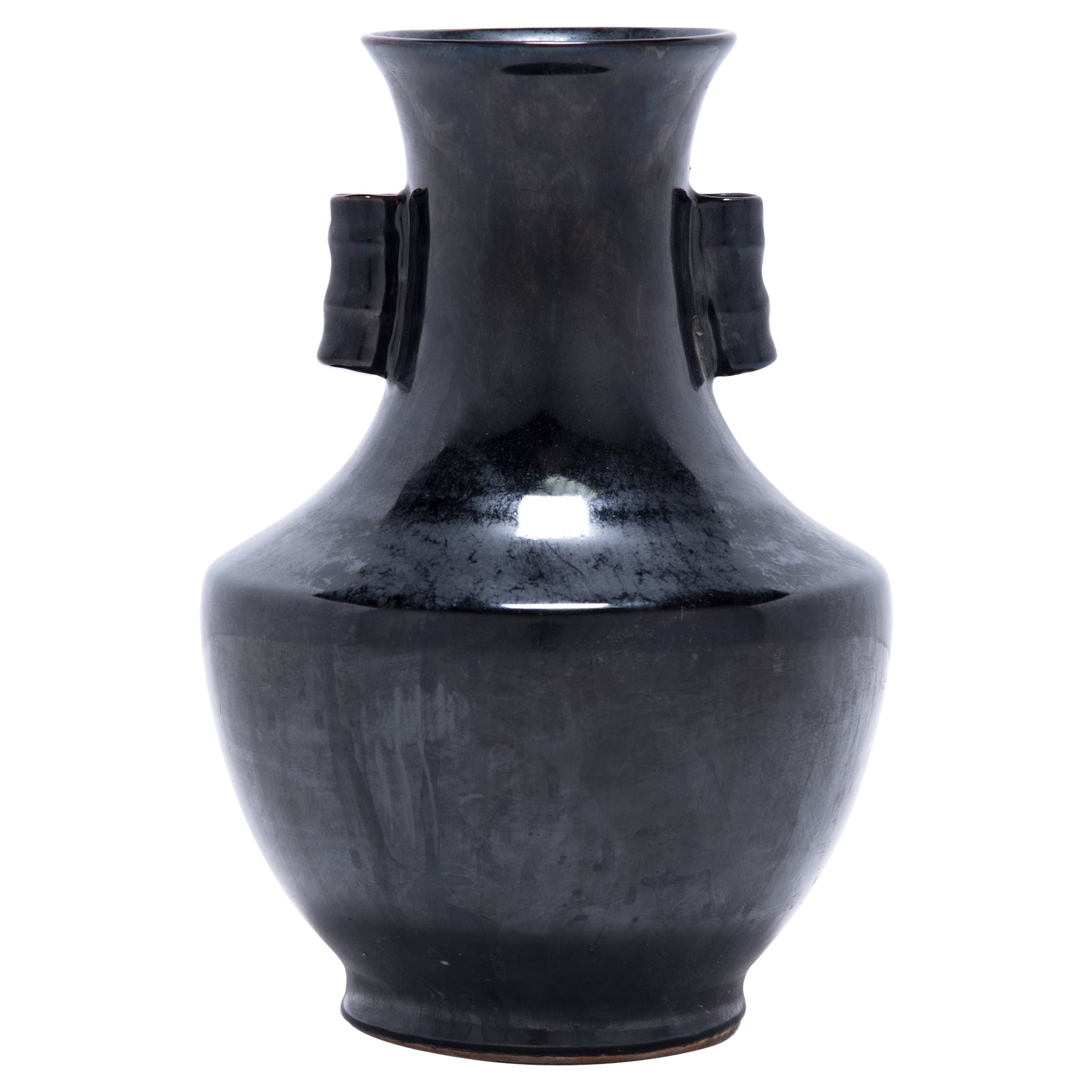 Oriental Vase with Elephant Handles at 1stDibs