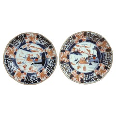 Chinese Export Porcelain Imari Dishes, 18th Century